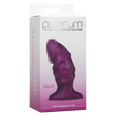 Doc Johnson Platinum The Raging Plug, фиолетовый — фото 2