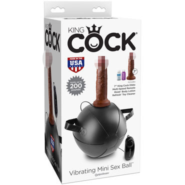 Pipedream Vibrating Mini Sex Ball, черный — фото 1