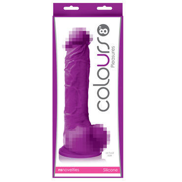NS Novelties Colours Pleasures 8", фиолетовый — фото 1