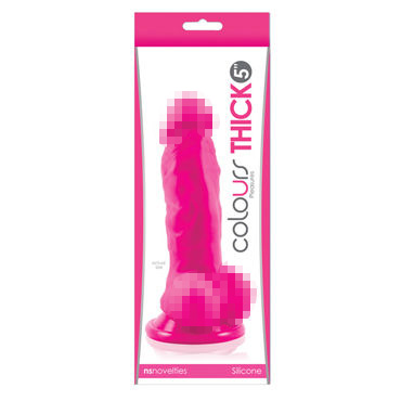 NS Novelties Colours Pleasures Thick 18 см, розовый — фото 1