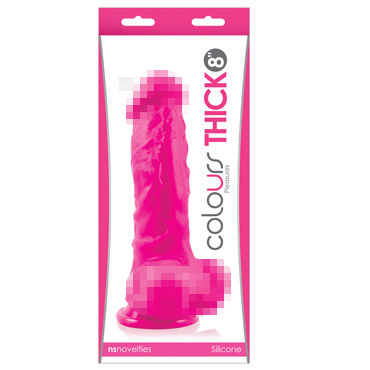 NS Novelties Colours Pleasures Thick 24 см, розовый — фото 1