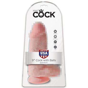 Pipedream King Cock Chubby, телесный — фото 1
