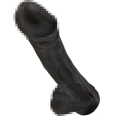 Pipedream King Cock 13" Cock with Balls, черный — фото 2