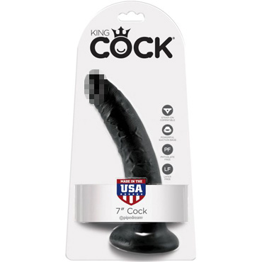Pipedream King Cock 7" Cock, черный