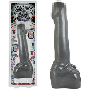 Doc Johnson American Bombshell Atom Bomb, серый — фото 1