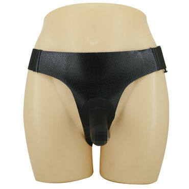 Baile Ultra Harness Les Dildo, черный — фото 2