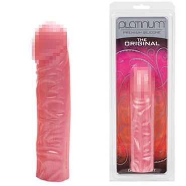 Doc Johnson The Original, розовый, Классический фаллоимитатор