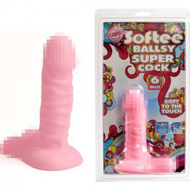 Doc Johnson Softee Ballsy 15,5 см, розовый — фото 1