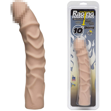 Doc Johnson Raging Hard-Ons 25см, телесный — фото 1
