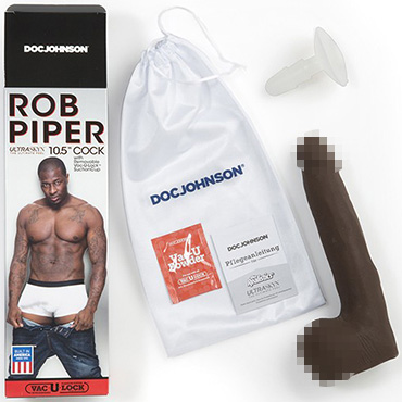 Doc Johnson Signature Cocks Rob Piper, коричневый — фото 4