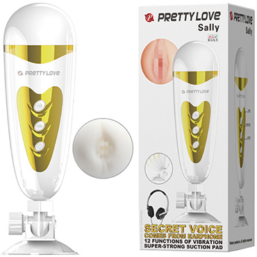 Baile Pretty Love Sally Vibration Anus, белый — фото 1