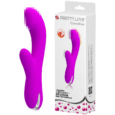 Baile Pretty Love Cornelius, фиолетовый, Вибратор для стимуляции точки G и клитора