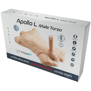 Торс со съемным фаллоимитатором Apollo L - подробные фото в секс шопе Condom-Shop