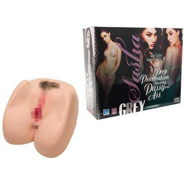 Doc Johnson Sasha Grey, Мастурбатор, вагина и анус порно звезды с виброэлементом