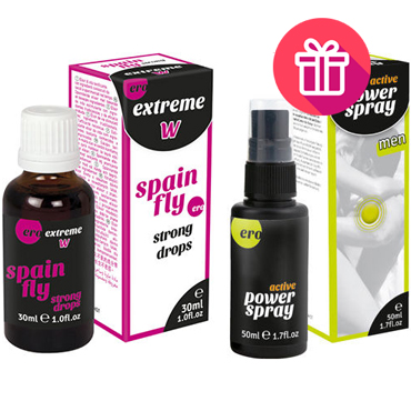 Hot Spain Fly Extreme Woman + Hot Active Power Spray Men, 30 + 50 мл