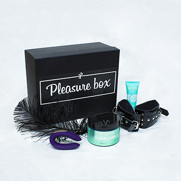 Pleasure Box Black для Него и для Неё, Набор для сексуальных экспериментов