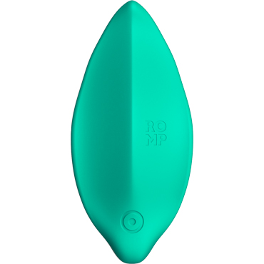 ROMP Wave, бирюзовый - Вибромассажер для наружней стимуляции и использования в трусиках - купить в секс шопе