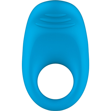 ROMP Juke, синее - Эрекционное кольцо с вибрацией - купить в секс шопе