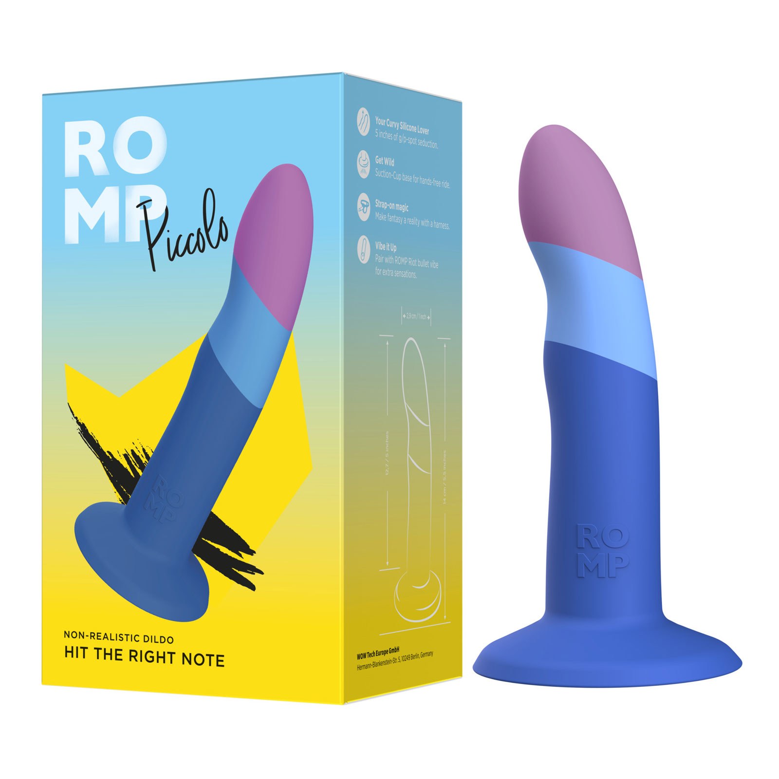 ROMP Piccolo, Нереалистичный фаллоимитатор-насадка для страпона