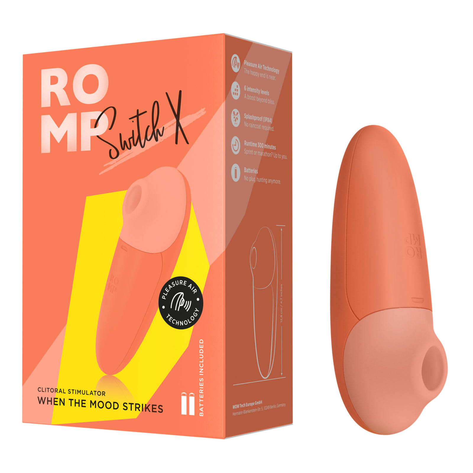 ROMP Switch X, Бесконтактный клиторальный стимулятор на батарейках