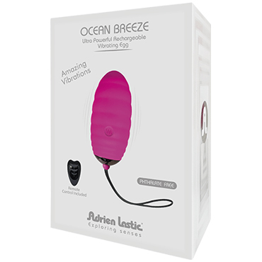 Adrien Lastic Ocean Breeze, розовое - Перезаряжаемое виброяйцо с беспроводным управлением - купить в секс шопе