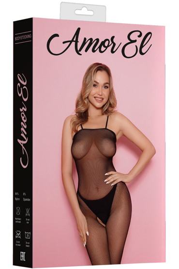 Amor El Кетсьюит (боди-комбинезон) Sevilla, черный -  - купить в секс шопе