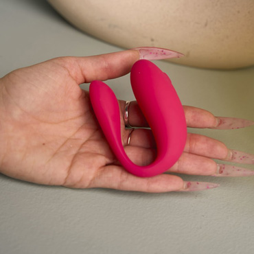 Парный вибромассажер TWIN Pink - С управлением через приложение - купить в секс шопе