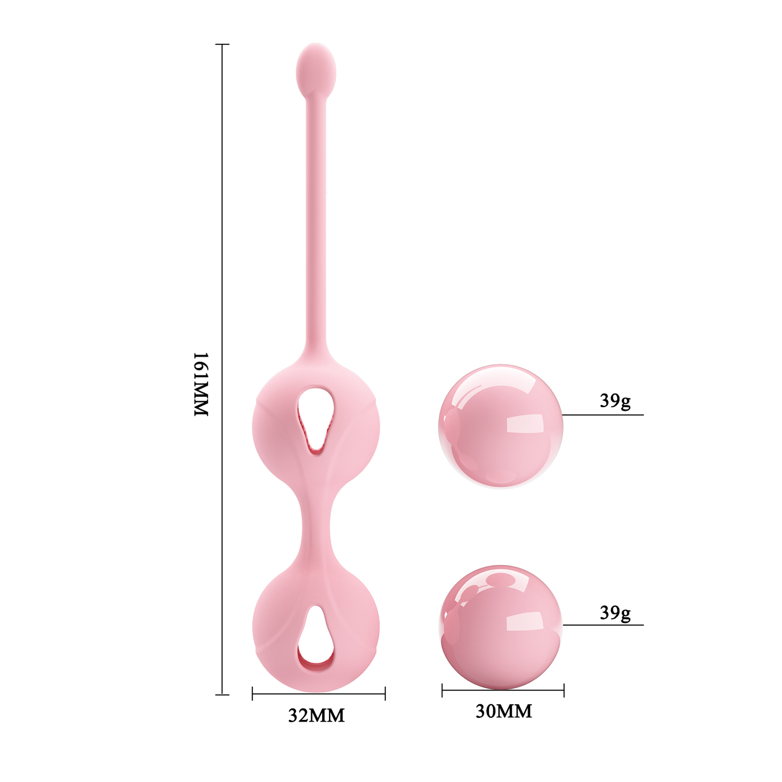 Baile Pretty Love Kegel Tighten Up II, розовые — фото 5