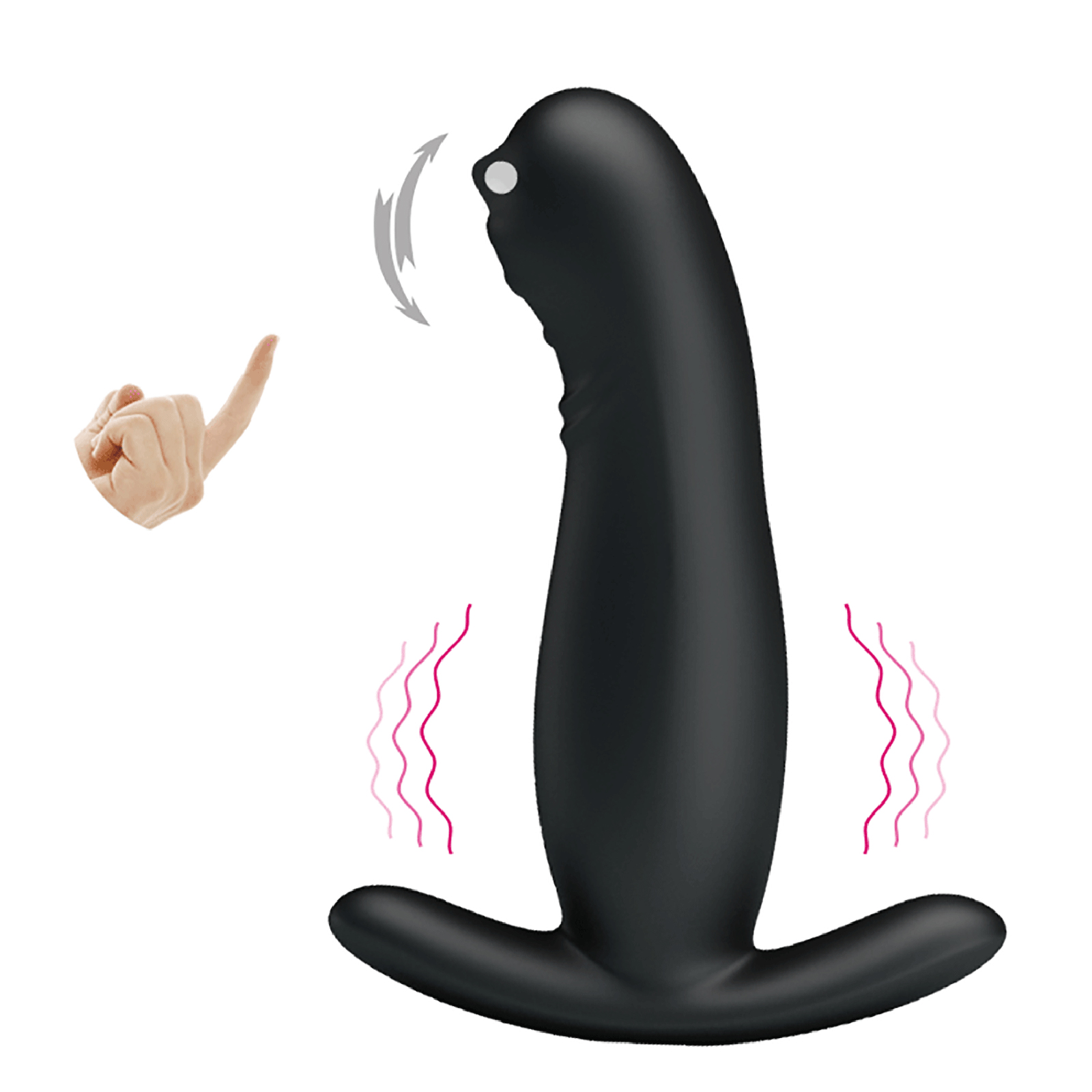 Baile Pretty Love Prostate Massager, черный — фото 2