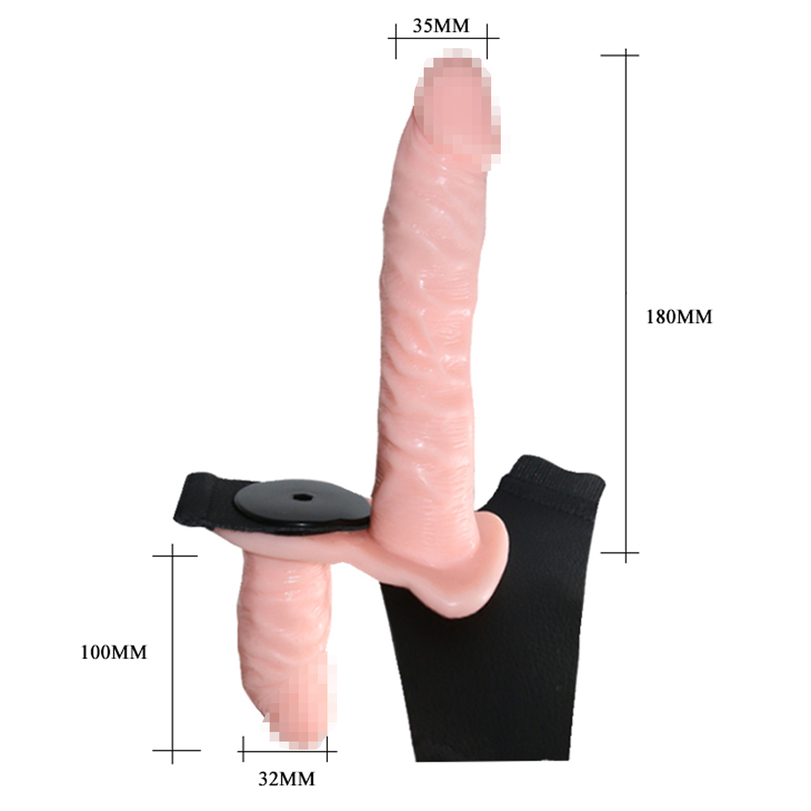 Новинка раздела Секс игрушки - Baile Ultra Passionate Harness Double Heads Strap-on