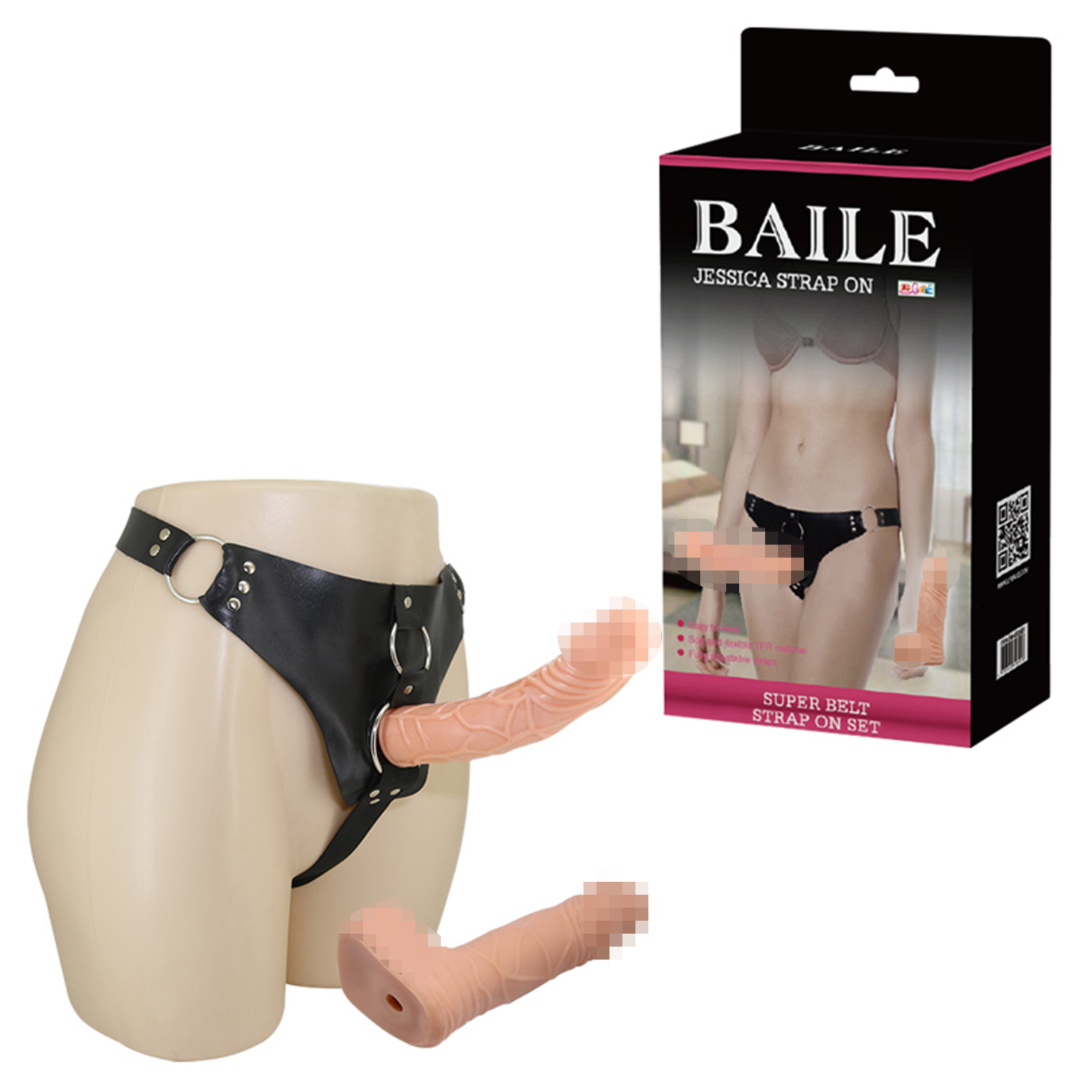 Baile Ultra Passionate Harness, Cтрапон с двумя насадками