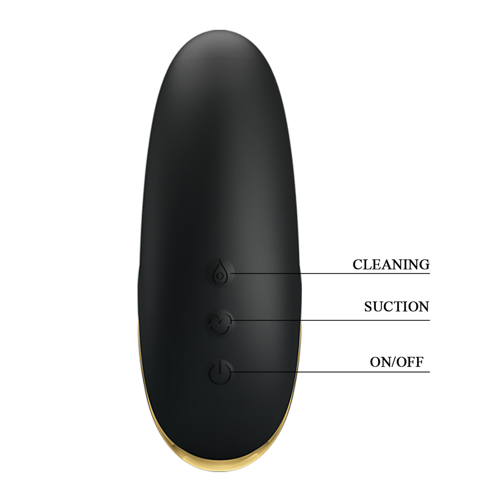 Baile Pretty Love Royal Pleasure Sucking Massager, черный — фото 5