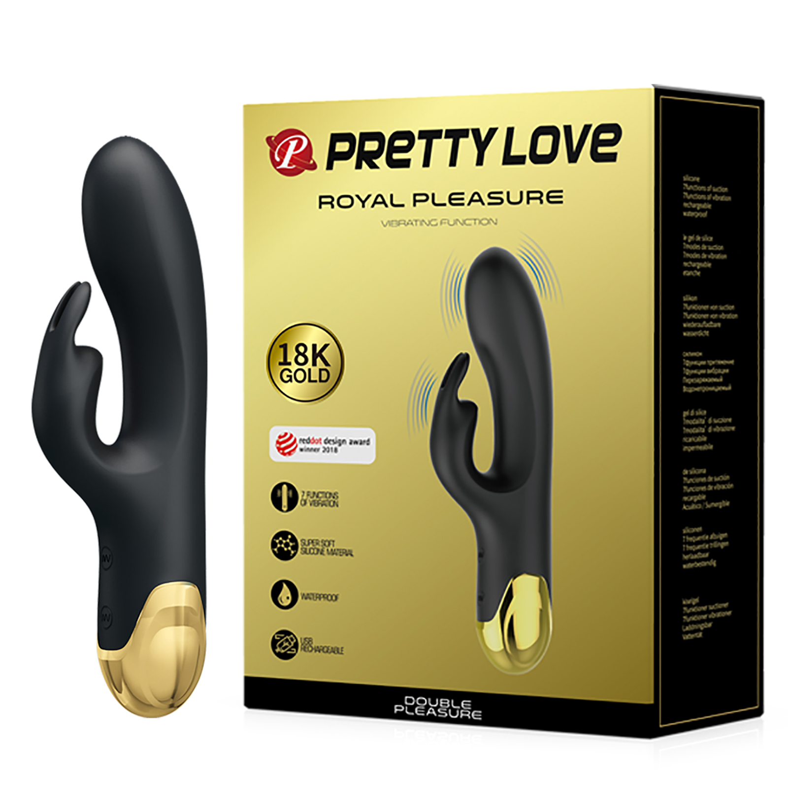 Baile Pretty Love Royal Pleasure Vibrating Function, черный — фото 1