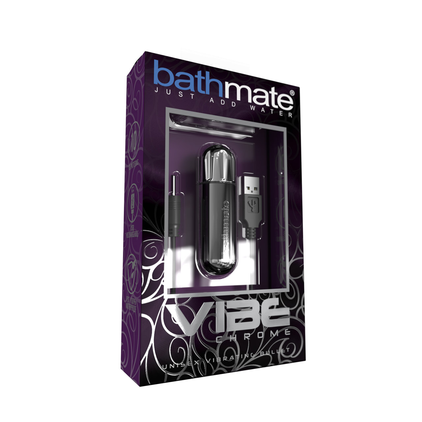 Bathmate Vibe Bullet, хром — фото 5