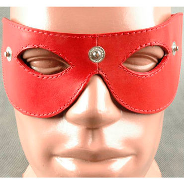 Beastly Zorro, красная - Маска на глаза со съемной заглушкой - купить в секс шопе