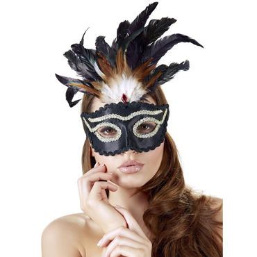 Orion Feather Mask, черная — фото 1