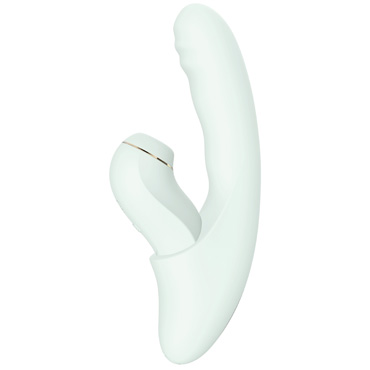 Двойной вибратор BeYourLover Fatima, мятный - подробные фото в секс шопе Condom-Shop