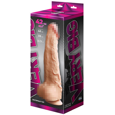 Фаллоимитатор СУПЕРГИГАНТ с присоской 16,6''
