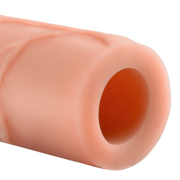 Pipedream Fantasy X-tensions Mega 3" Extension, телесная, Удлиняющая насадка на 7,5см и другие товары Pipedream с фото