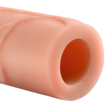 Pipedream Fantasy X-tensions Perfect 1" Extension, телесная, Удлиняющая насадка на 2,5см и другие товары Pipedream с фото