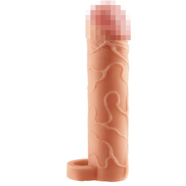 Pipedream Fantasy X-tensions Perfect 1" Extension with Ball Strap, телесная - фото, отзывы