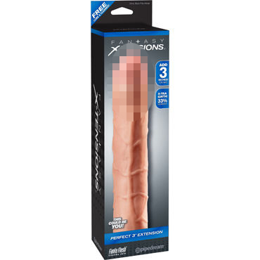 Pipedream Fantasy X-tensions Perfect 3" Extension, телесная