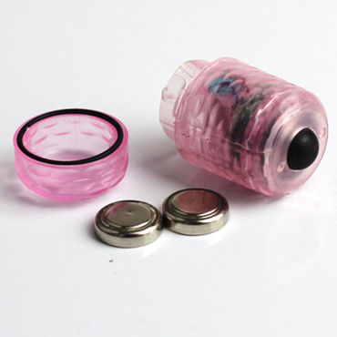 Baile Ultimate Love Sleeve, розовая - Вибрирующая ажурная насадка на пенис - купить в секс шопе