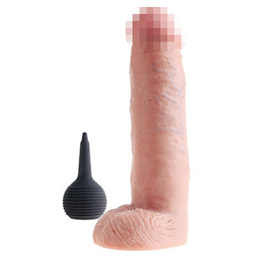Pipedream Squirting King Cock with Balls, 25.4см — фото 2