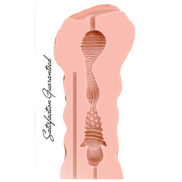 Lola Toys Satisfaction Honeypot - Реалистичная вагина-мастурбатор с рельефным тоннелем - купить в секс шопе