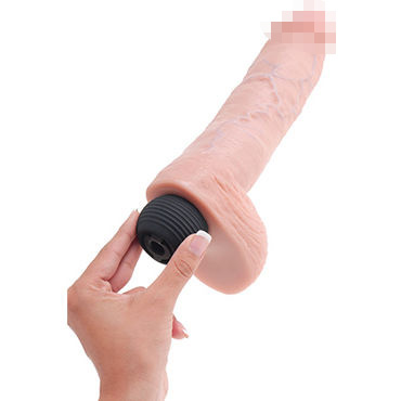 Pipedream Squirting King Cock with Balls, 22.9см - подробные фото в секс шопе Condom-Shop