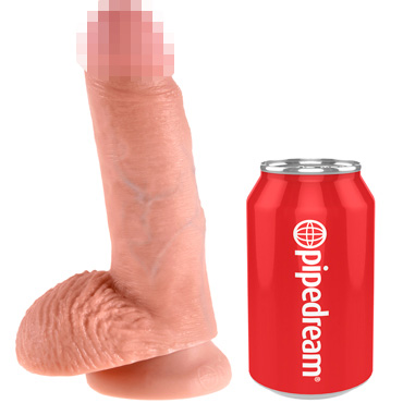 Новинка раздела Секс игрушки - Pipedream King Cock With Balls 18 см, телесный