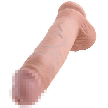 Pipedream King Cock With Balls 28 см, телесный - фото, отзывы