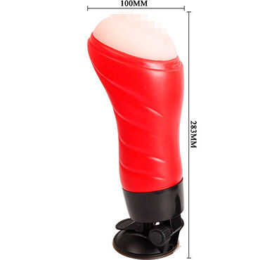 Baile Crazy Bull Delia - Мастурбатор на присоске, с вибрацией - купить в секс шопе