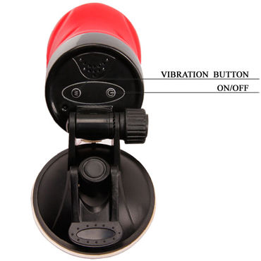 Baile Crazy Bull Delia, Мастурбатор на присоске, с вибрацией и другие товары Baile с фото